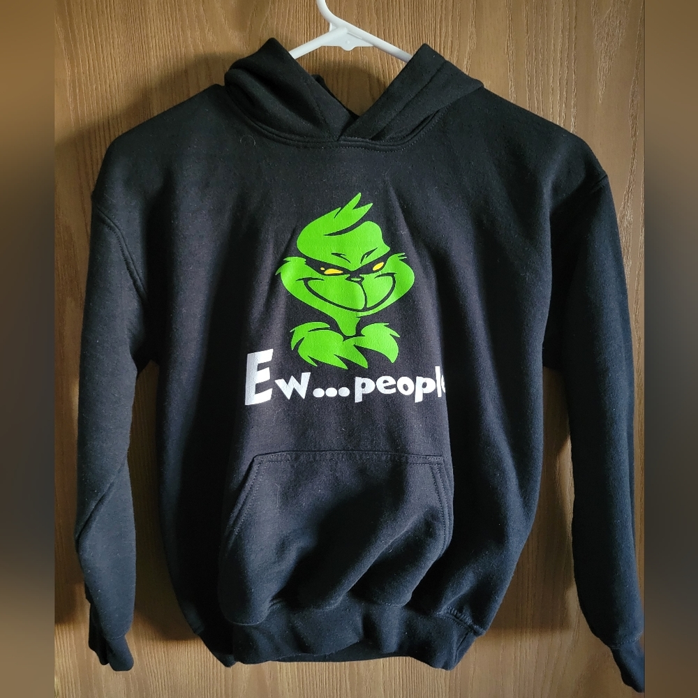 Kid's Pullover Grinch Hoodie Size M